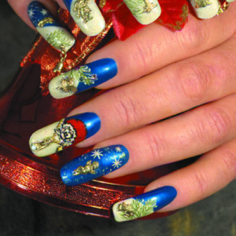 Nail jewellery x-mas, OJFB