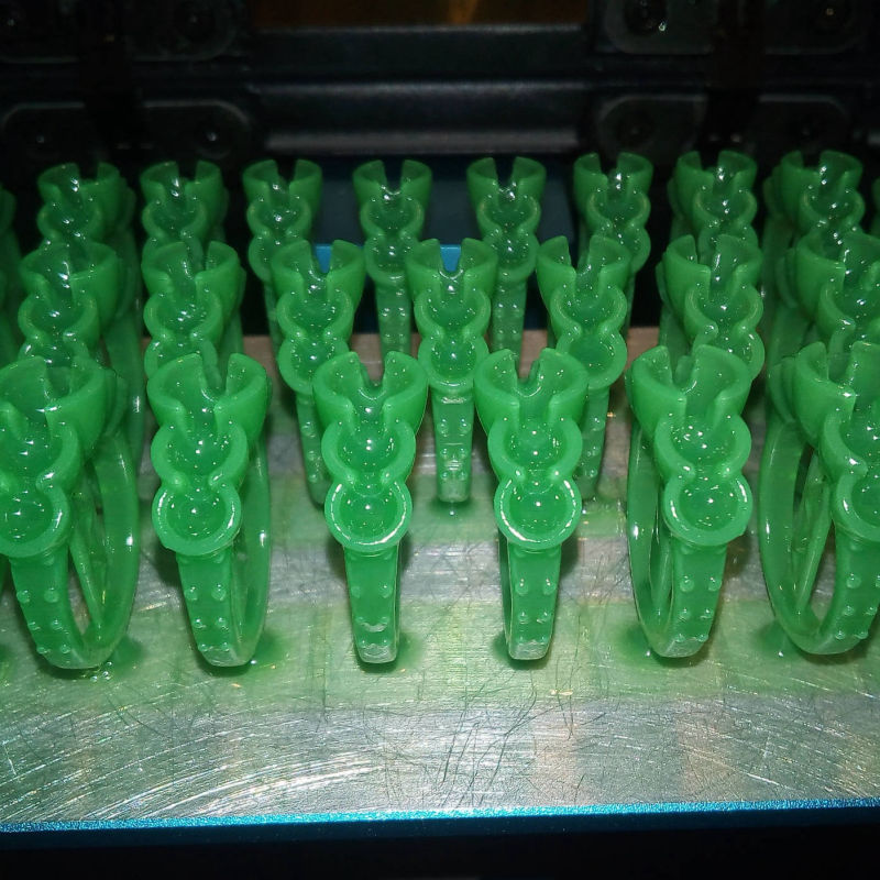 3D Prints on Printing plate,OJFB