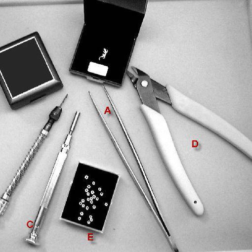 Nail jewellery tools, OJFB